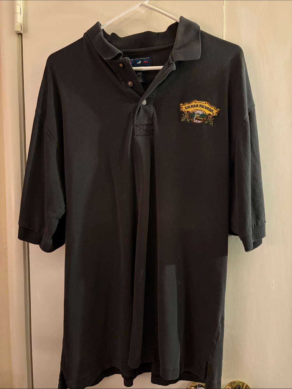 Black Polo Shirt - Classic Men’s Short Sleeve from Sierra Nevada Brewery